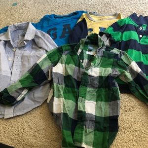 Gap shirts and long sleeve t-shirts